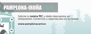 logo solicita tu tarjeta PIC del Ayuntamiento de Pamplona