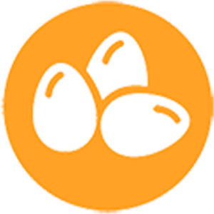 símbolo alérgeno huevos