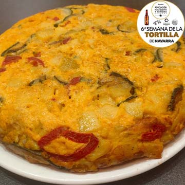Tortilla campesina del Asador Maitagarri de Pamplona