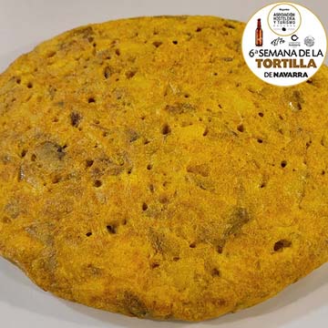Tortilla tradicional del Asador Maitagarri (Antiguo Asador Mercaderes) de Pamplona