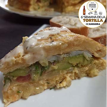 Tortilla Noche de Verano del Camping Iratxe de Ayegui