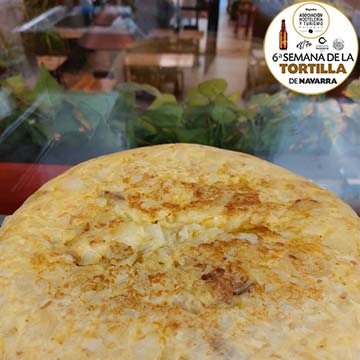 Tortilla tradicional de la Huerta de Chicha de Pampona