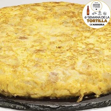 Tortilla tradicional del Bar Yoldi de Pamplona