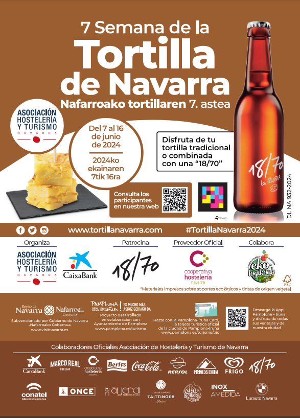 Cartel 7ª Semana de la Tortilla Navarra