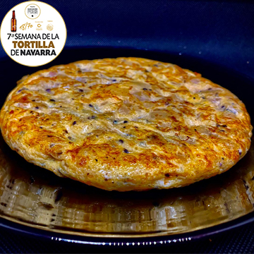 tortilla con trufa de la Vieja Iruña de Pamplona