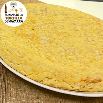 Tortilla de patata tradicional del Bar Casa Otano de Pamplona