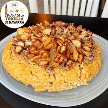 totilla de patata Pulpolioli del Bar El Secreto de Ripa en burlada