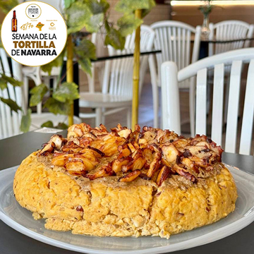 totilla de patata Pulpolioli del Bar El Secreto de Ripa en burlada