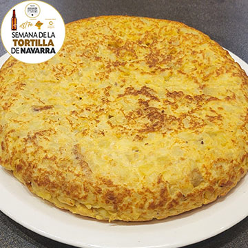 Tortilla de patatas del Asador Maitagarri de pamplona