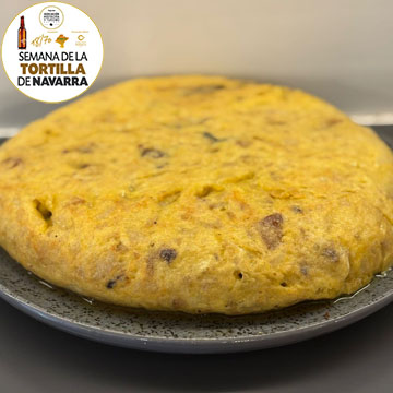 Tortilla de patata tradicional del Bar Monasterio de Pamplona