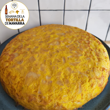Tortilla de patata tradicional de Xalba Café de Pamplona